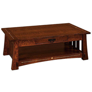 Mesa Amish Coffee Table - Foothills Amish Furniture