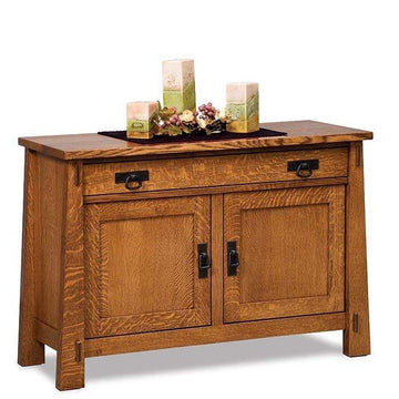 Modesto Amish Sofa Table Enclosed - Foothills Amish Furniture