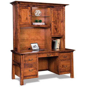 Artesa Amish Desk with Hutch - Foothills Amish Furniture