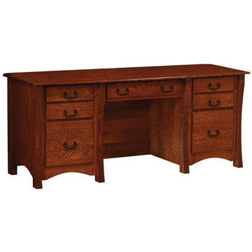 Master Amish Executive Desk - Foothills Amish Furniture