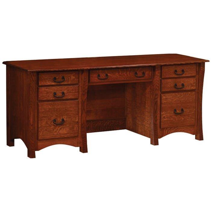 Master Amish Executive Desk - Foothills Amish Furniture