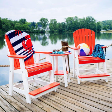 Amish Poly Adirondack Balcony Chair - Foothills Amish Furniture