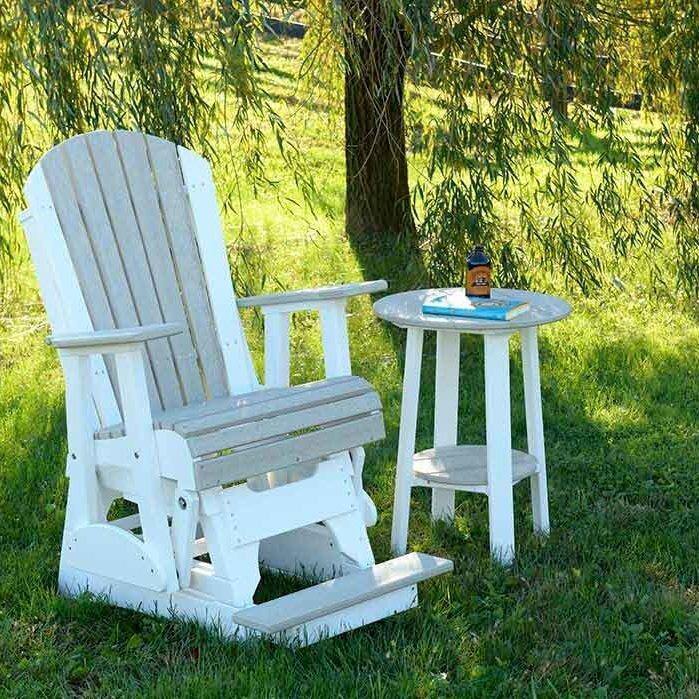 Amish Poly Adirondack Balcony Glider - Foothills Amish Furniture