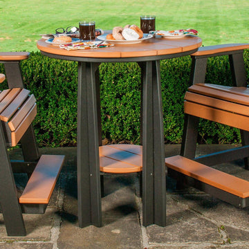 Amish Poly Adirondack Balcony Table - Foothills Amish Furniture