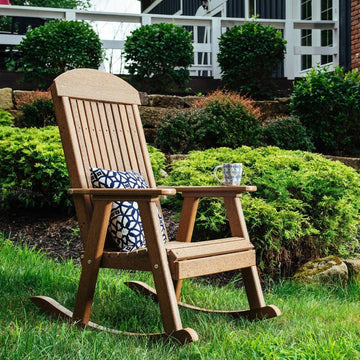 Amish Poly Porch Rocker - Foothills Amish Furniture