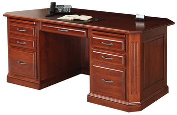 Buckingham Amish Executive Desk - Foothills Amish Furniture