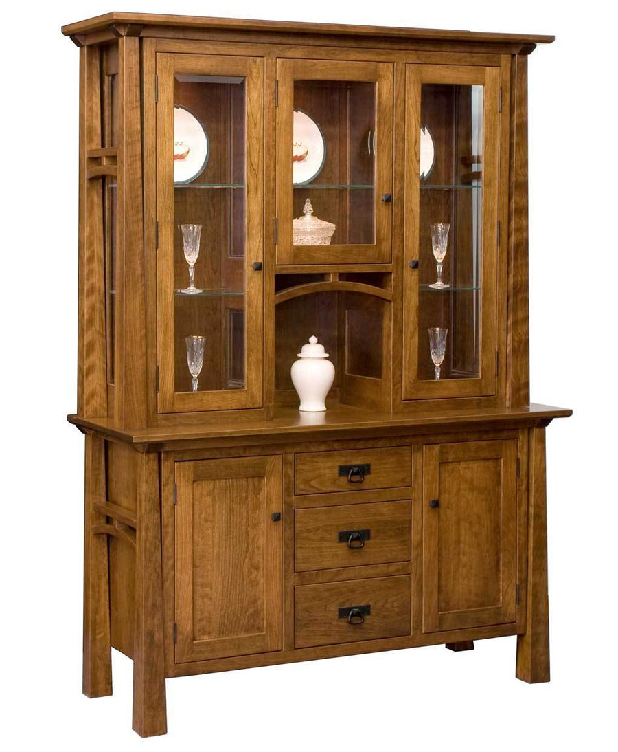 Artesa Amish 3-Door Hutch - Foothills Amish Furniture