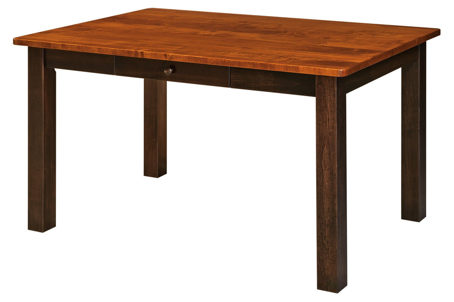 Asheville Amish Leg Table - Foothills Amish Furniture