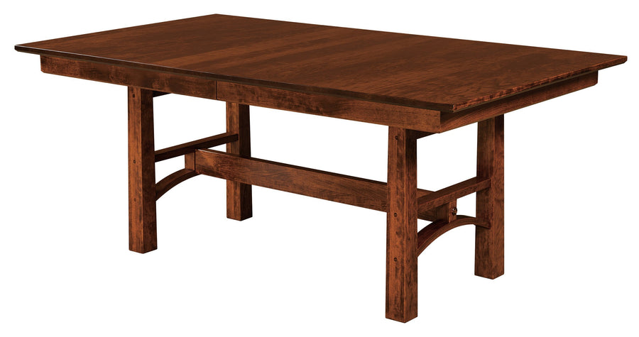 Bridgeport Amish Trestle Table - Foothills Amish Furniture