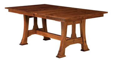 Cambridge Amish Trestle Table - Foothills Amish Furniture