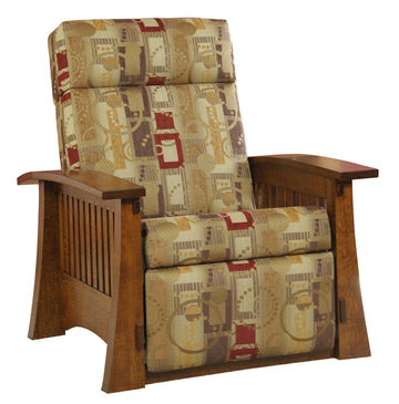 Amish Craftsman Mission Recliner - Foothills Amish Furniture