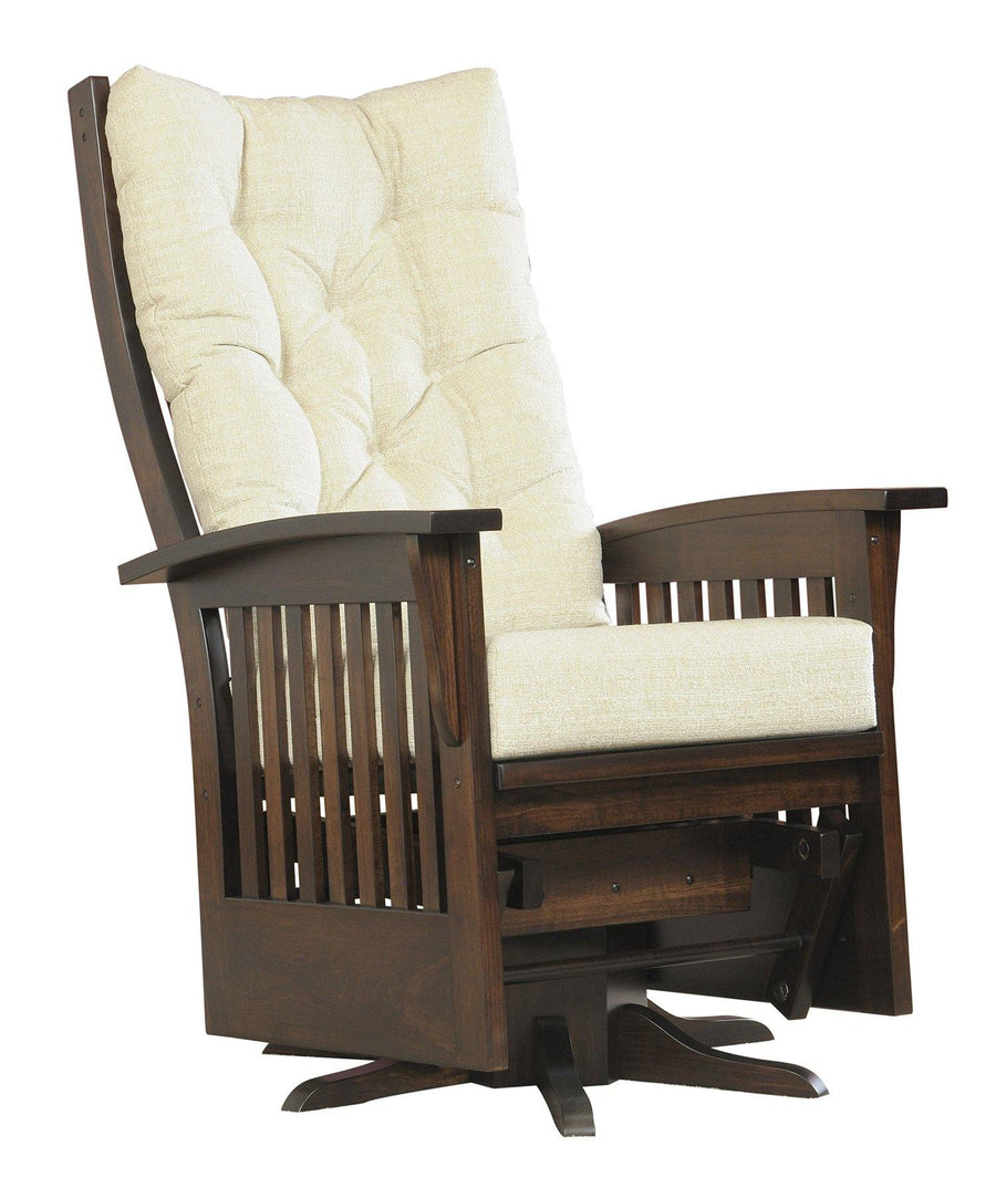 Amish Deluxe Swivel Glider - Foothills Amish Furniture