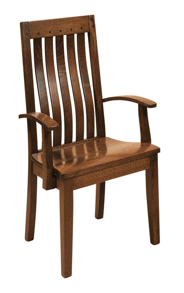 Fresno Amish Arm Chair - Foothills Amish Furniture