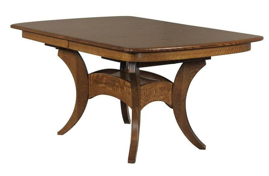 Galveston Amish Trestle Table - Foothills Amish Furniture