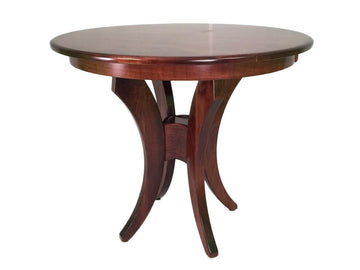 Galveston Amish Round Pub Table - Foothills Amish Furniture