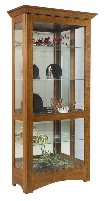 Leda Solid Wood Amish Curio