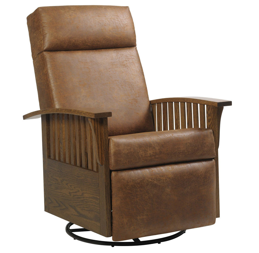 Amish Swivel Glider Recliner - Foothills Amish Furniture