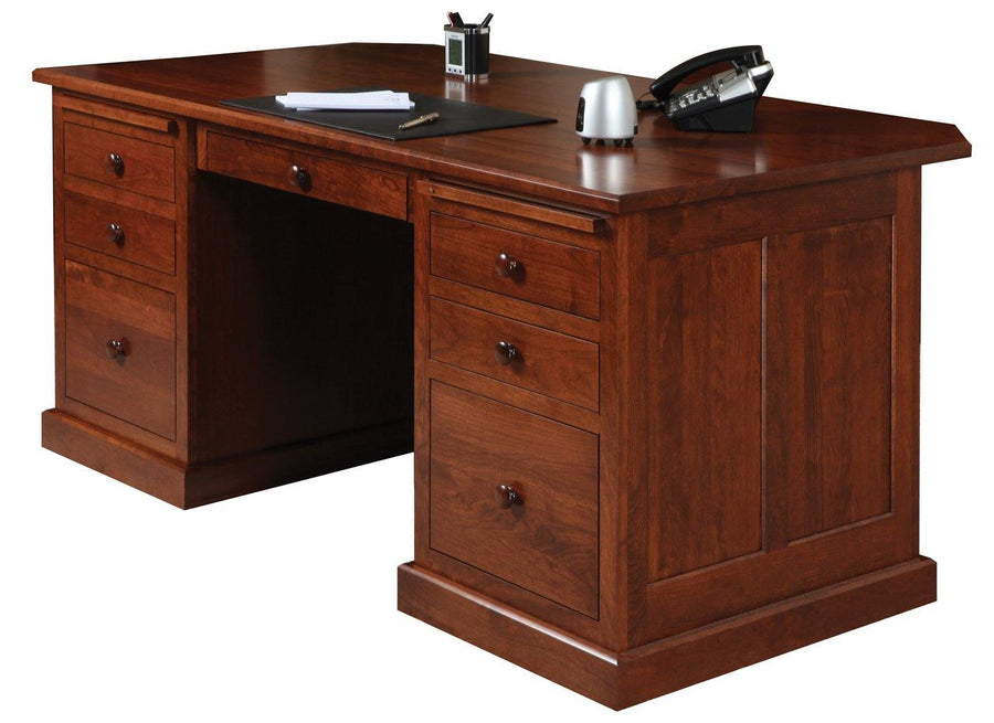 Homestead Amish Executive Desk - Foothills Amish Furniture