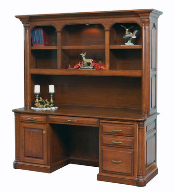 Jefferson Amish Desk & Hutch - Foothills Amish Furniture