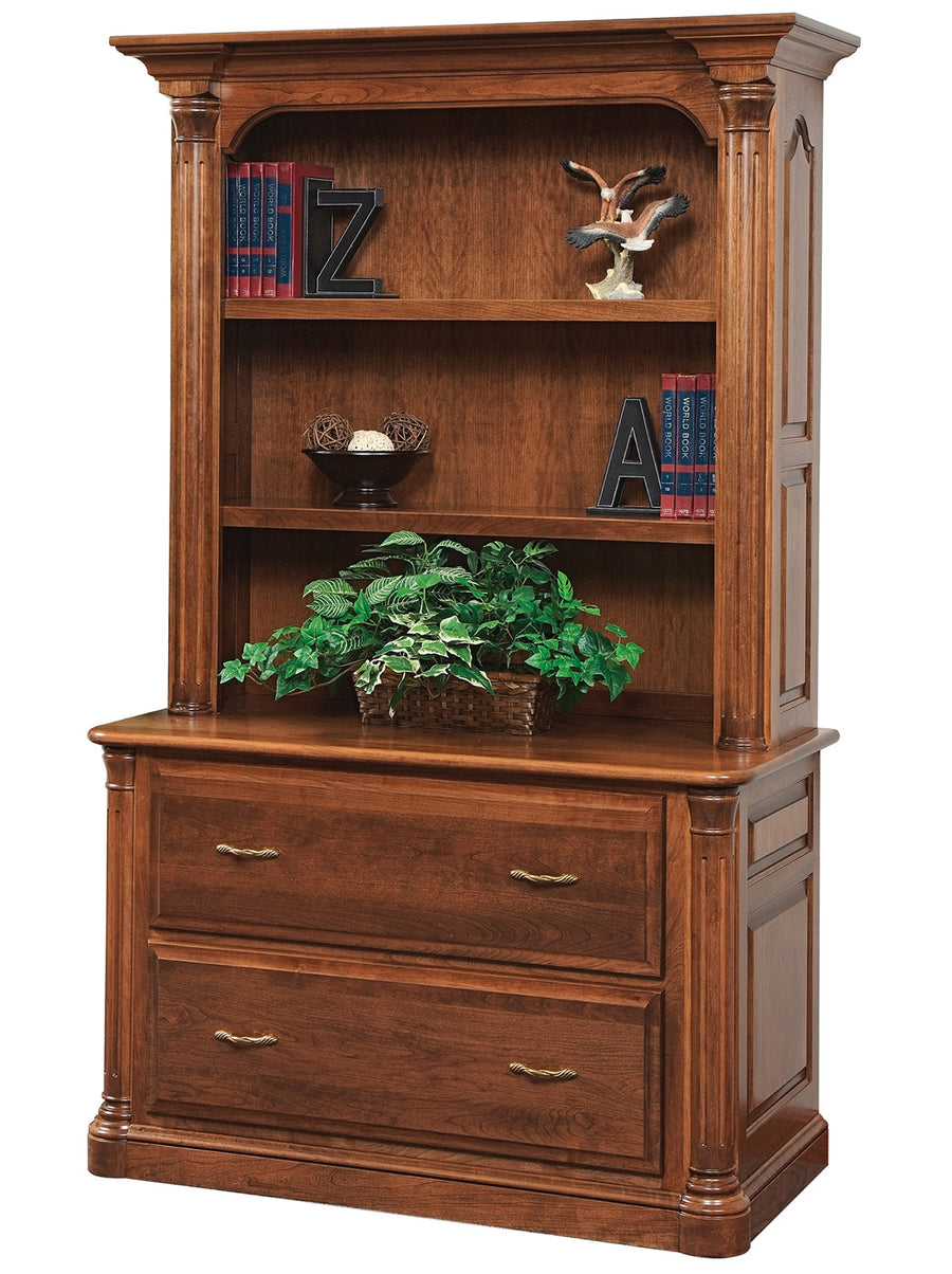 Jefferson Amish Lateral File & Bookshelf