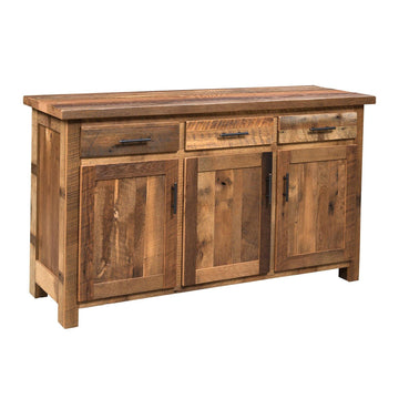 Edinburgh Amish Reclaimed Wood Server - Foothills Amish Furniture