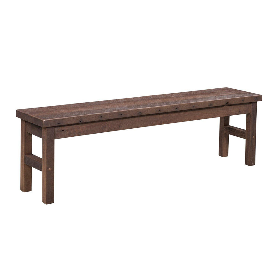 Oxford Amish Reclaimed Wood Bench - Foothills Amish Furniture