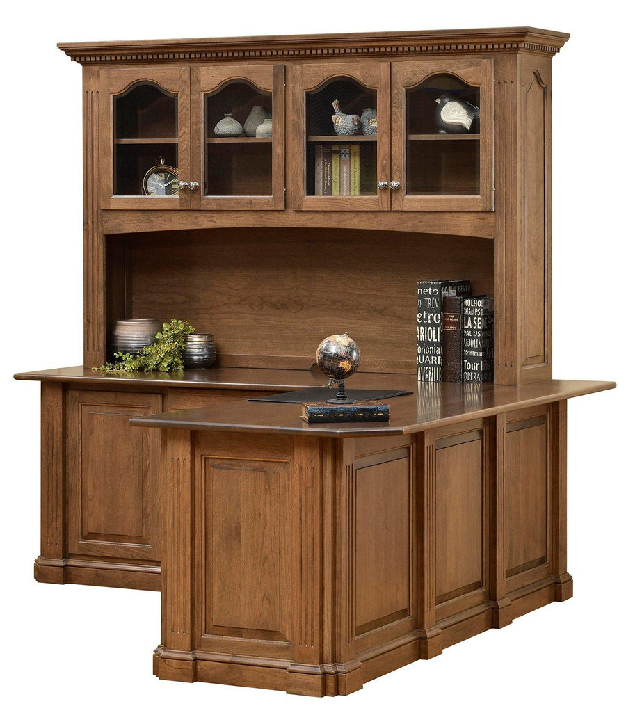 Signature Amish Corner Desk - Foothills Amish Furniture