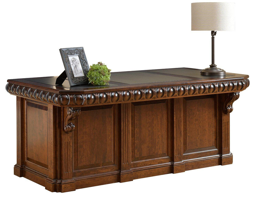 Signature Premier Amish Executive Desk - Foothills Amish Furniture